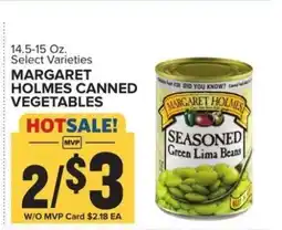 Food Lion Margaret Holmes Canned Vegetables offer