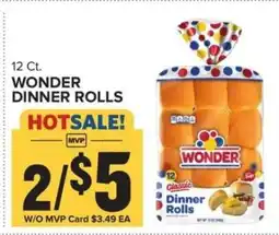 Food Lion Wonder Dinner Rolls offer