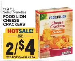 Food Lion FOOD LION CHEESE CRACKERS offer