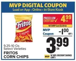 Food Lion Fritos Corn Chips offer