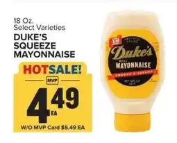 Food Lion Duke's Squeeze Mayonnaise offer