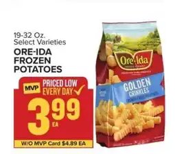 Food Lion Ore-ida Frozen Potatoes offer