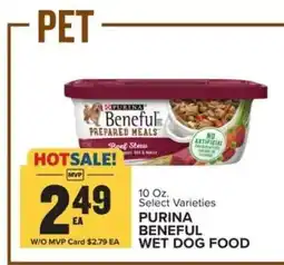 Food Lion PURINA BENEFUL WET DOG FOOD offer