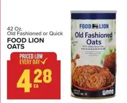 Food Lion FOOD LION OATS offer