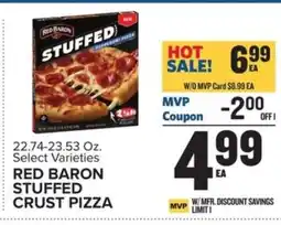 Food Lion RED BARON STUFFED CRUST PIZZA offer