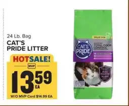Food Lion Cat's Pride Litter offer
