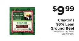 ShopRite Claytons 93% Lean Ground Beef offer