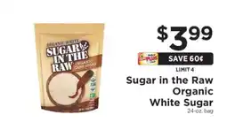ShopRite Sugar in the Raw Organic White Sugar offer