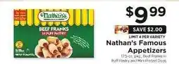 ShopRite Nathan’s Famous Appetizers offer