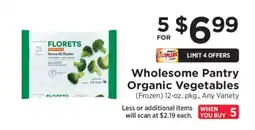 ShopRite Wholesome Pantry Organic Vegetables offer