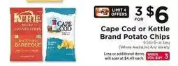 ShopRite Cape Cod or Kettle Brand Potato Chips offer