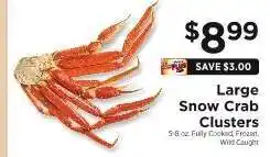 ShopRite Large Snow Crab Clusters offer