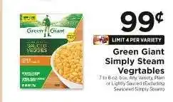 ShopRite Green Giant Simply Steam Vegetables offer