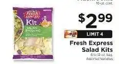 ShopRite Fresh Express Salad Kits offer
