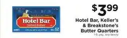 ShopRite Hotel Bar, Keller’s & Breakstone’s Butter Quarters offer