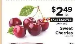 ShopRite Sweet Cherries offer