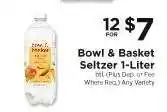 ShopRite Bowl & Basket Seltzer 1-Liter offer