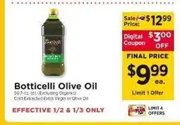 ShopRite Botticelli Olive Oil offer
