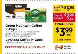 ShopRite Green Mountain Coffee K-Cups offer