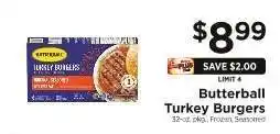 ShopRite Butterball Turkey Burgers offer