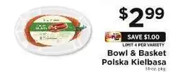 ShopRite Bowl & Basket Polska Kielbasa offer
