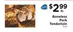 ShopRite Boneless Pork Tenderloin offer