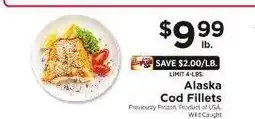 ShopRite Alaska Cod Fillets offer