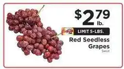 ShopRite Red Seedless Grapes offer