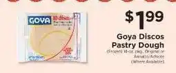 ShopRite Goya Discos Pastry Dough offer