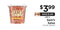 ShopRite Sam's Salsa offer
