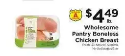 ShopRite Wholesome Pantry Boneless Chicken Breast offer