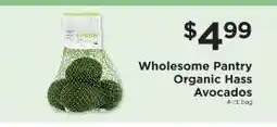 ShopRite Wholesome Pantry Organic Hass Avocados offer