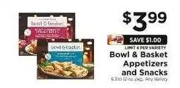 ShopRite Bowl & Basket Appetizers and Snacks offer