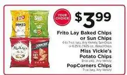 ShopRite Frito Lay Baked Chips or Sun Chips offer