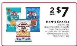 ShopRite Herr's Snacks offer