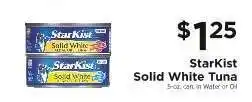 ShopRite StarKist Solid White Tuna offer