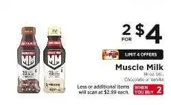 ShopRite Muscle Milk offer