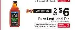 ShopRite Pure Leaf Iced Tea offer