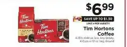 ShopRite Tim Hortons Coffee offer