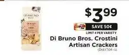 ShopRite Di Bruno Bros. Crostini Artisan Crackers offer