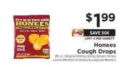ShopRite Honees Cough Drops offer