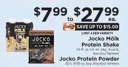 ShopRite Jocko Mölk Protein Shake offer
