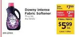 ShopRite Downy Intense Fabric Softener offer