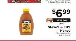 ShopRite Steve's & Ed's Honey offer