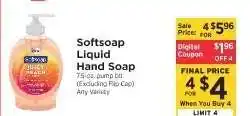 ShopRite Softsoap Liquid Hand Soap offer