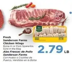 Food 4 Less Sanderson Farms Chicken Wings offer