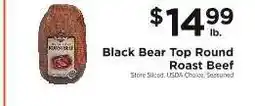 ShopRite Black Bear Top Round Roast Beef offer