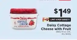 ShopRite Daisy Cottage Cheese With Fruit offer