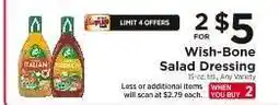 ShopRite Wish-Bone Salad Dressing offer