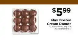 ShopRite Mini Boston Cream Donuts offer